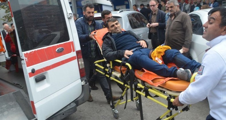 Bafra’da bir kişi silahlı saldırıya uğradı