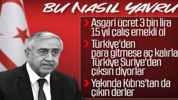 KKTC Cumhurbaşkanı Mustafa Akıncı Rum gibi konuştu