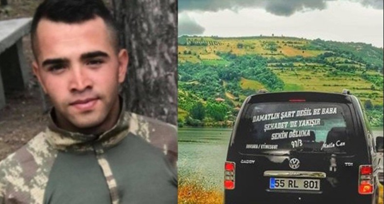 Bafra’ya şehit ateşi düştü