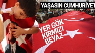 Yurttan Cumhuriyet Bayramı manzaraları