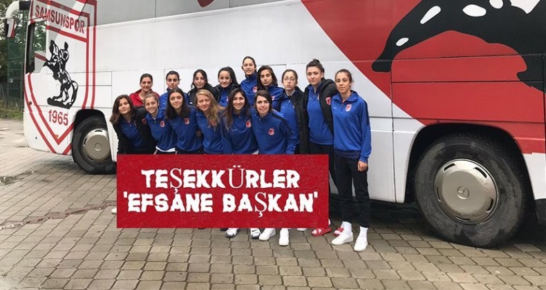 Trabzon deplasmanına Samsunspor otobüsü ile gittiler