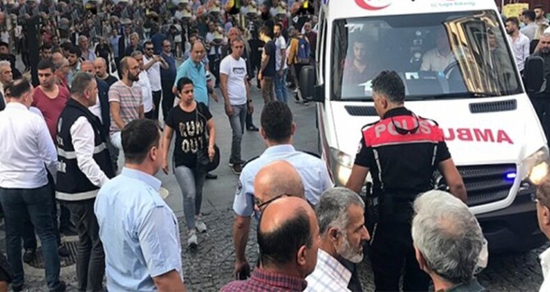 Samsunun en işlek caddesinde pompalı dehşeti!
