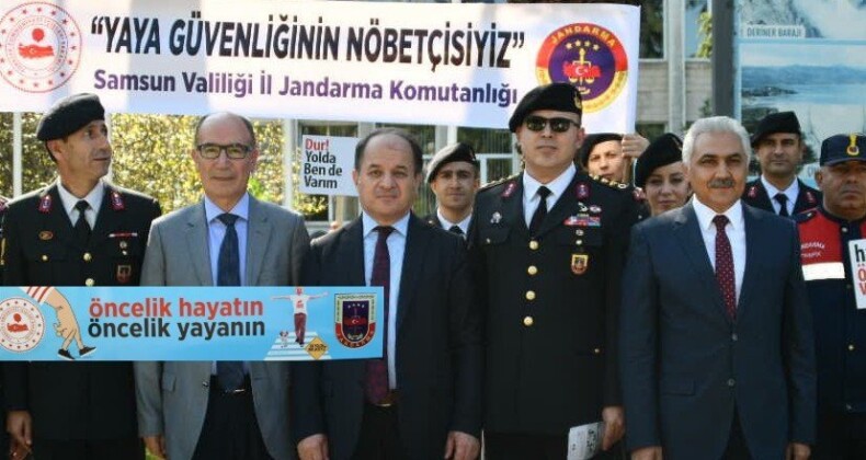 Samsun’da ‘Öncelik yayanın’ uygulaması yapıldı!