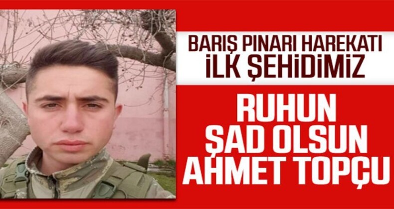 Barış Pınarı Harekatı’nda bir Mehmetçik şehit oldu