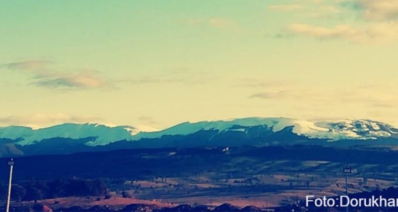 Akdağ’a kar yağdı