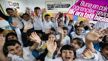 Öğrencilerin ‘Ara tatili’ bugün başladı