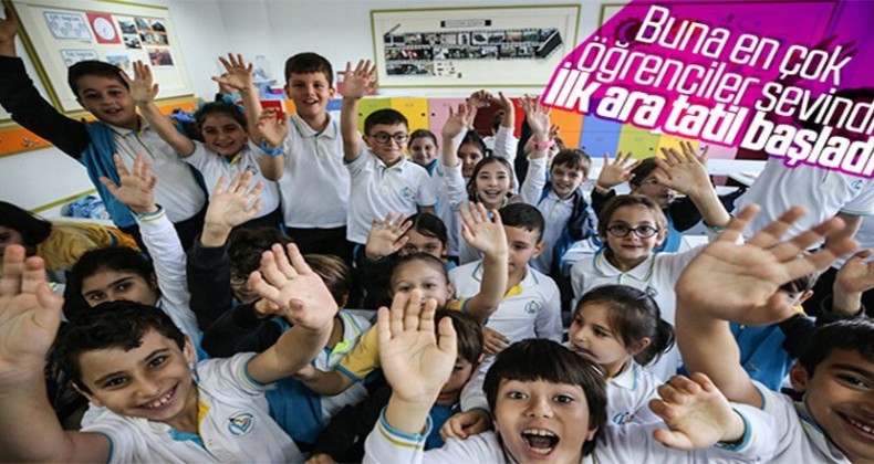 Öğrencilerin ‘Ara tatili’ bugün başladı