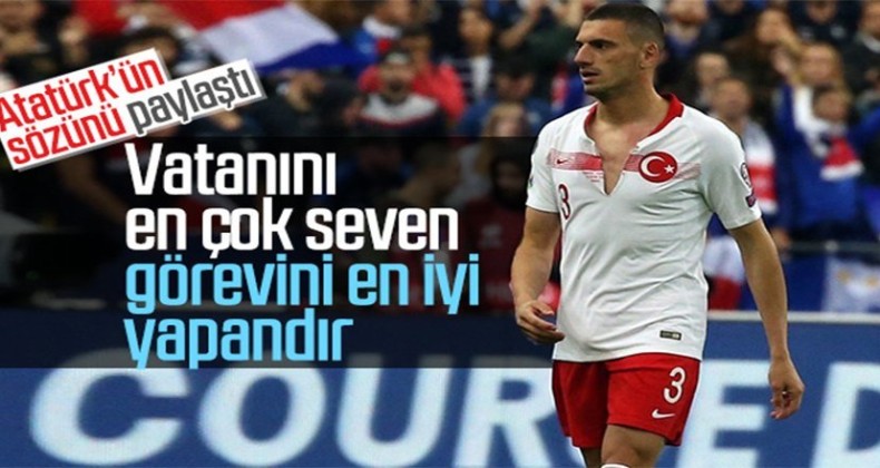 Merih’in maç sonu paylaşımı