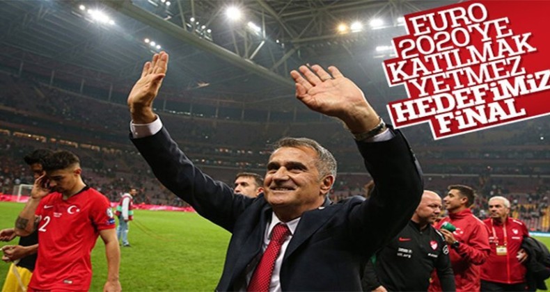 Şenol Güneş: Hayalim Wembley’de final oynamak