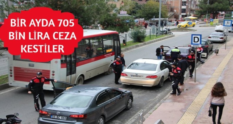 Samsun’da sürücülere ceza yağdı!