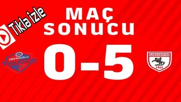 Maç Özeti…Hekioğlu Trabzon- Yılport Samsunspor 0-5
