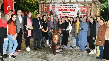 Vali Kaymak, KYK Öğrencilerinin kandil programına katıldı