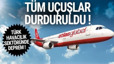 AtlasGlobal tüm uçuşlarını durdurdu