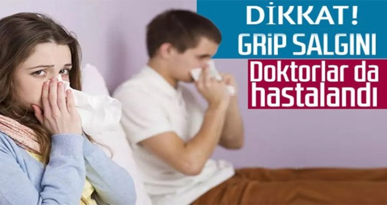 Grip salgını nedeniyle hastaneler doldu