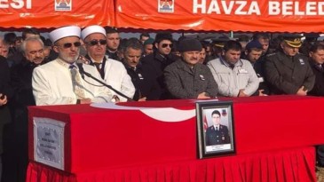 Havza şehidine ağladı!
