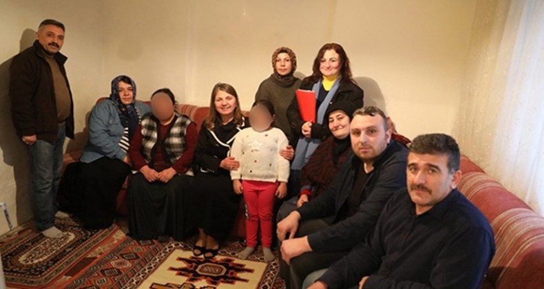 İlkadım’dan 2 çocuklu aileye yardım
