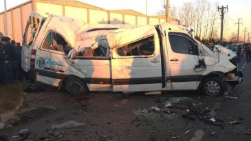 Samsun’daki korkunç kazanın görüntüleri