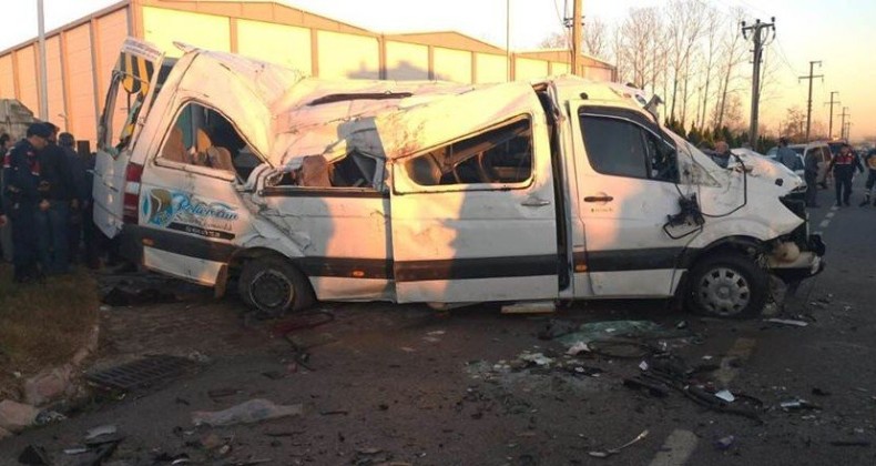 Samsun’daki korkunç kazanın görüntüleri