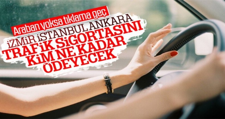 Yeni yılda zorunlu trafik sigortası ücretleri