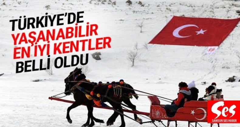 Samsun yaşamak için en iyi 13. şehir