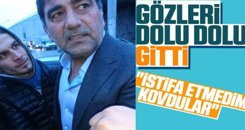 Taraftarlar Ünal Karaman’ın aracının önünü kesti