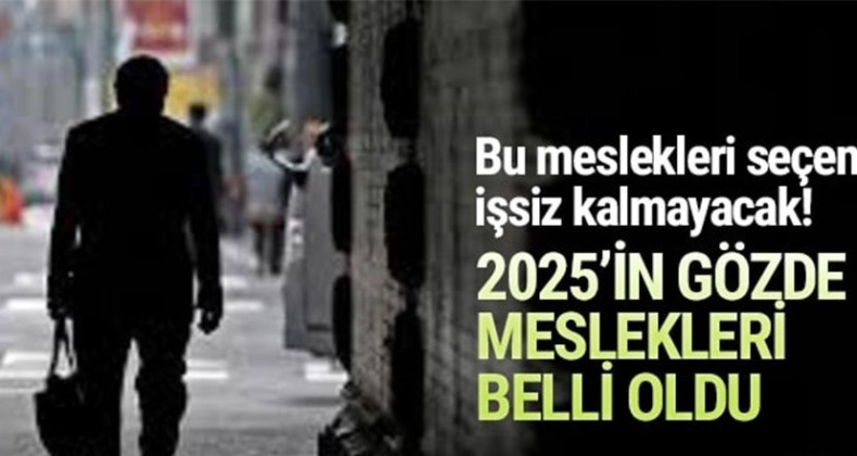 Bu mesleği seçen işsiz kalmayacak! 2025’in en gözde meslekleri açıklandı