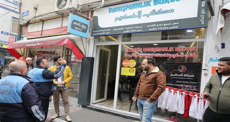 İYİ Partili başkandan yabancı tabelalara sıkı takip!