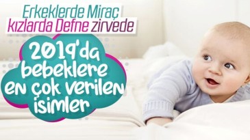 İçişleri Bakanlığı 2019 yılı doğum ve isim istatistikleri