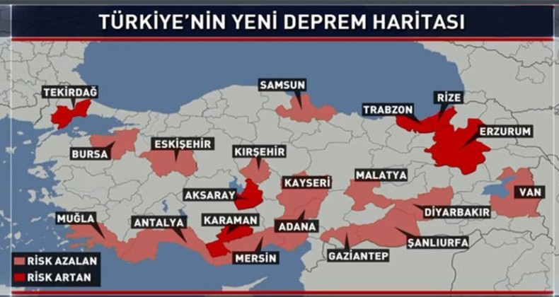 Harita Güncellendi…Karadeniz’de 2 il riskli kategoride!
