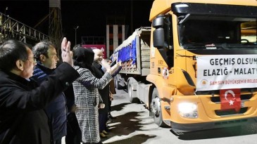 Samsun’dan yardımlar yola çıktı