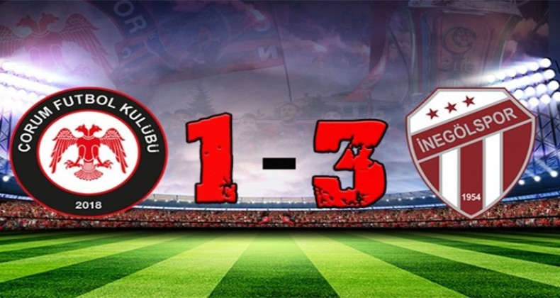 Yeni Çorumspor darmadağın 1-3
