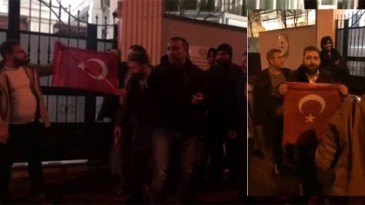 Samsunlular Yunan Milletvekilini protesto etti!