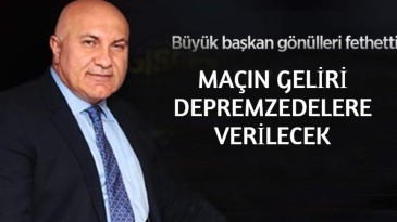 Samsunspor-BAK maçının tüm hasılatı depremzedelere verilecek