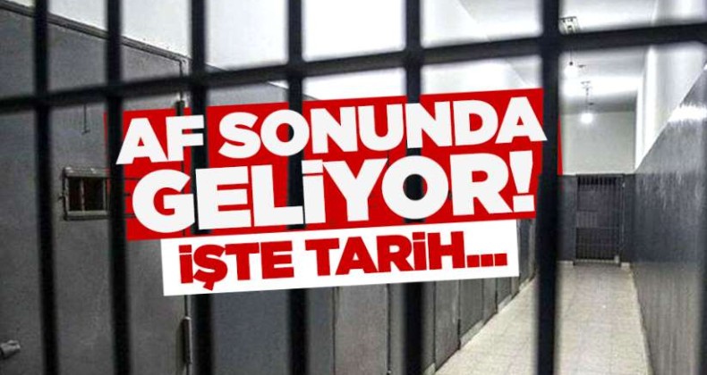Cumhurbaşkanı açıkladı: Af yasası için geri sayım başladı