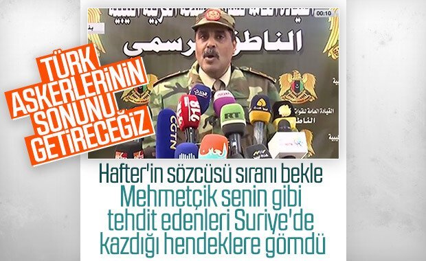 Hafter’in sözcüsünden küstah sözler