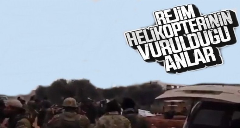 SMO’nun, Esad’ın helikopterini düşürdüğü anın görüntüsü