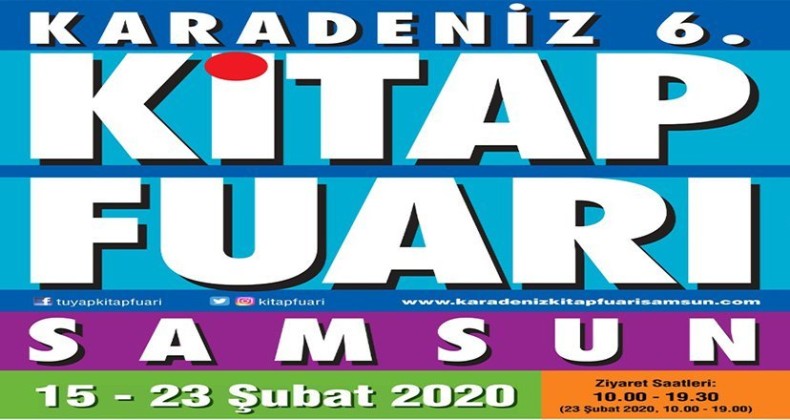 KARADENİZ 6. KİTAP FUARI YARIN AÇILIYOR