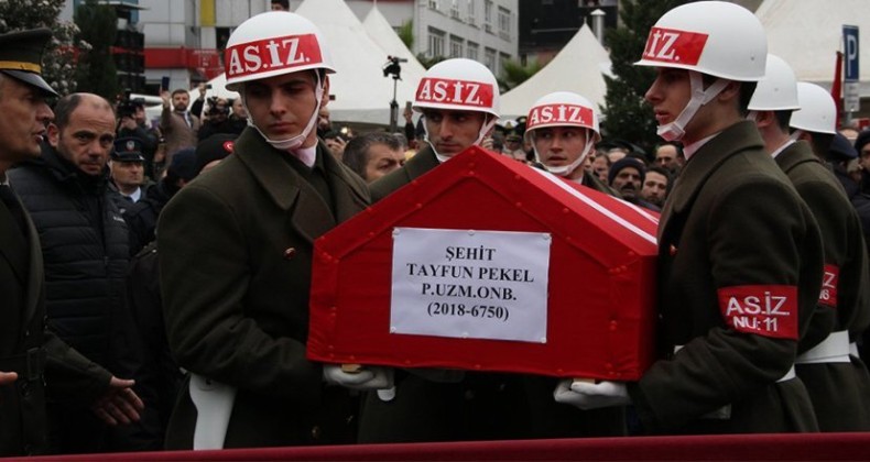 Samsun şehidini tekbirlerle uğurladı