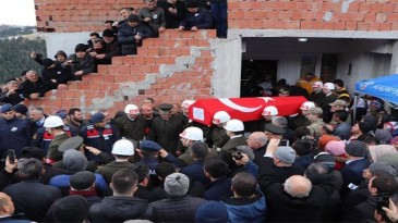 Samsun’da Şehidimizi binler uğurladı!