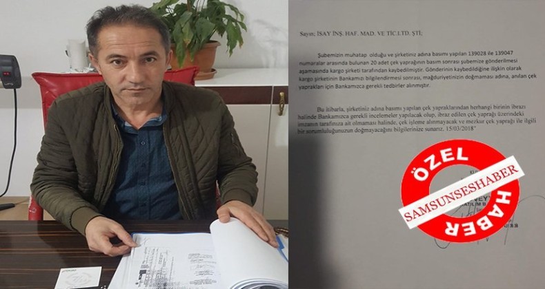 Bankanın kaybettiği çekler iş adamına kabus yaşattı!