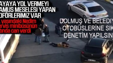 Okula giden 11 yaşındaki çocuğu servis minibüsü ezdi