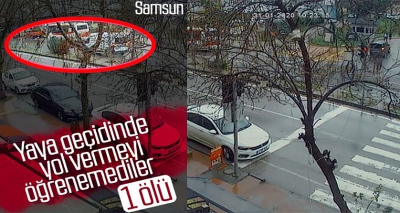 Minibüsün çarptığı yaşlı kadın öldü