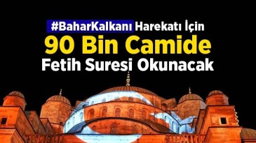 90 bin camide sabah namazında Fetih Suresi okunacak