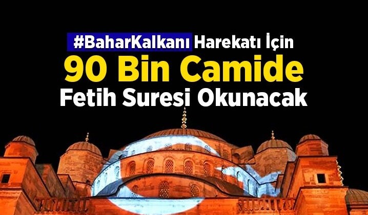 90 bin camide sabah namazında Fetih Suresi okunacak