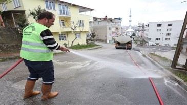 Canik Belediyesi “Sokağım Evim Kadar Temiz Olsun” projesi sürdürüyor