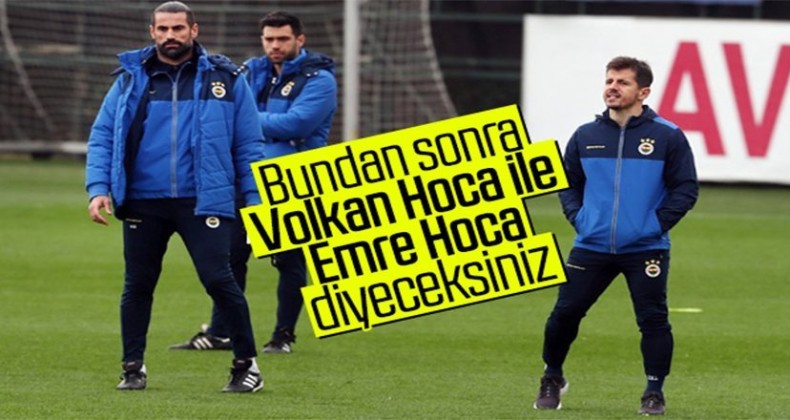 Fenerbahçe’yi antrenmanda Emre ve Volkan çalıştırdı