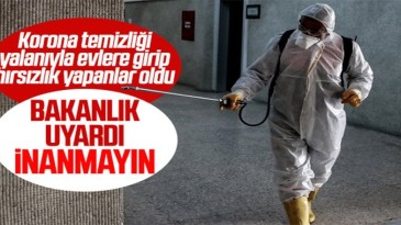 Bakanlıktan korona fırsatçılarına karşı uyarı