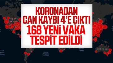 Koronavirüs sebebiyle can kaybı 4’e yükseldi