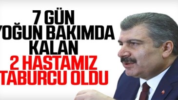 60 yaş üstü iki hasta koronayı yendi