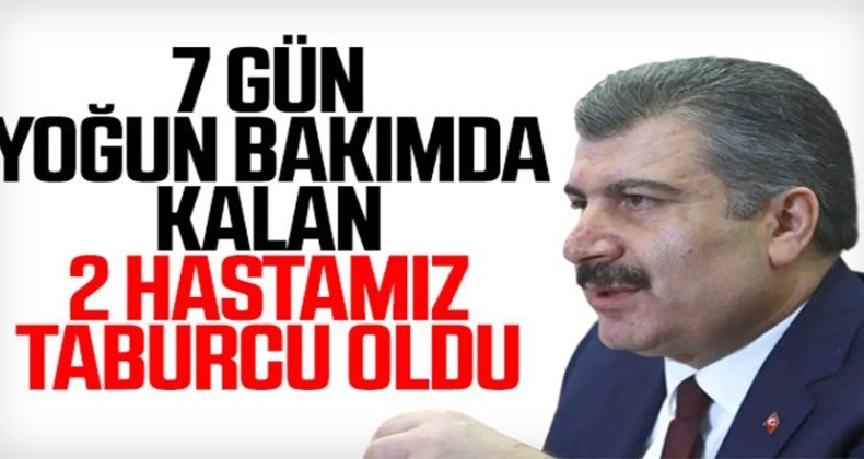60 yaş üstü iki hasta koronayı yendi